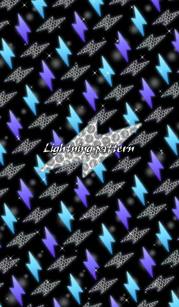 [LINE着せ替え] Lightning pattern -Sparkling-の画像1