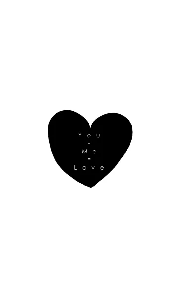 [LINE着せ替え] You + Me = Loveの画像1