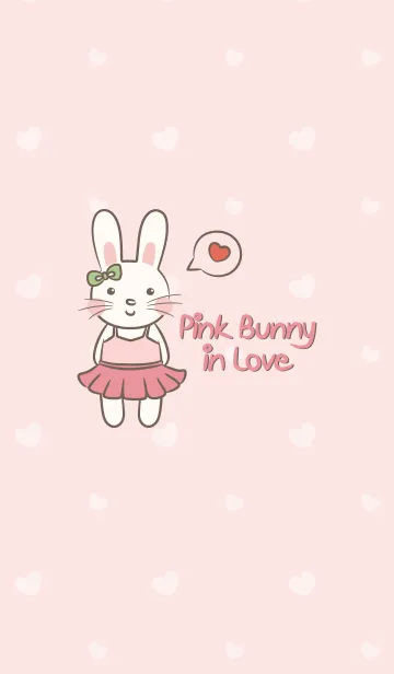 [LINE着せ替え] 愛のピンクバニーの画像1