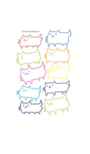 わんわんわんの着せ替えメイン画像