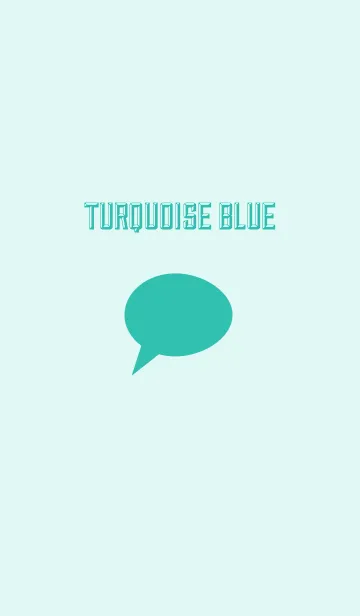 [LINE着せ替え] turquoise blueの画像1