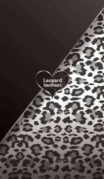 [LINE着せ替え] Leopard blackheartの画像1