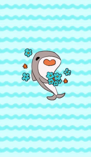 サメくんの着せ替えメイン画像