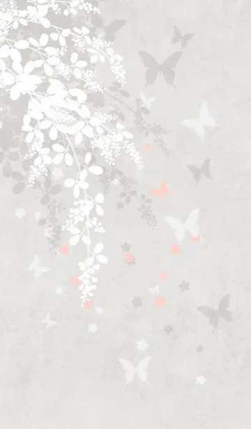 [LINE着せ替え] 草木と戯れる蝶の画像1