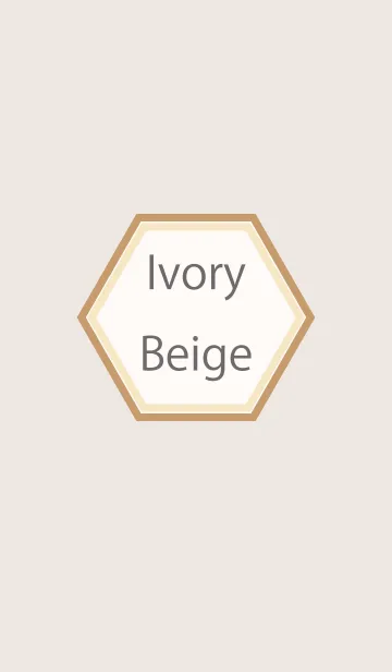 [LINE着せ替え] Ivory ＆ Beige Simple design 11の画像1
