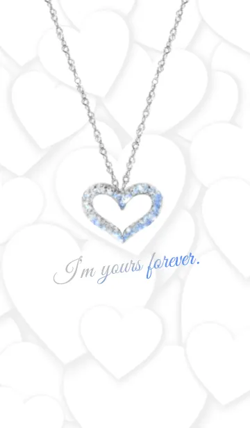 ♥ペア♥pair necklace blue Ver.の着せ替えメイン画像