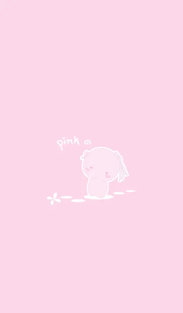 rabbit staring-16-pinkの着せ替えメイン画像