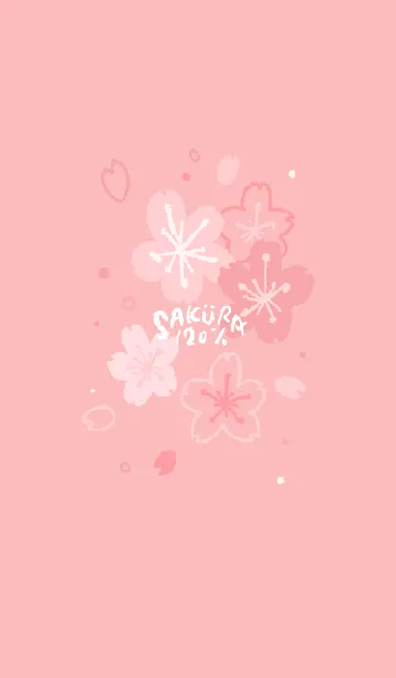 [LINE着せ替え] Sakura 120%の画像1