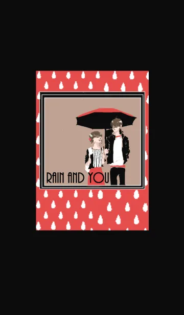 [LINE着せ替え] 雨と君の画像1