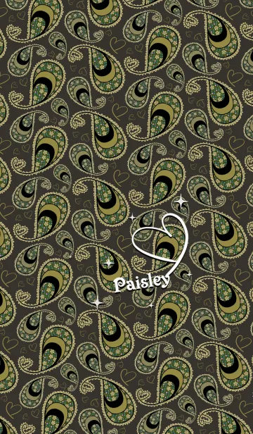 [LINE着せ替え] Paisley -Yellow-の画像1
