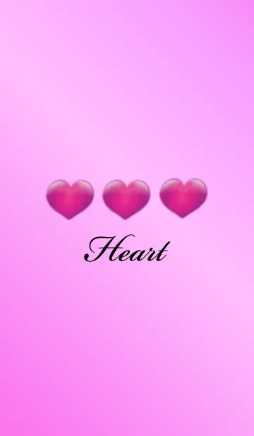 SIMPLE HEART PINK 2の着せ替えメイン画像