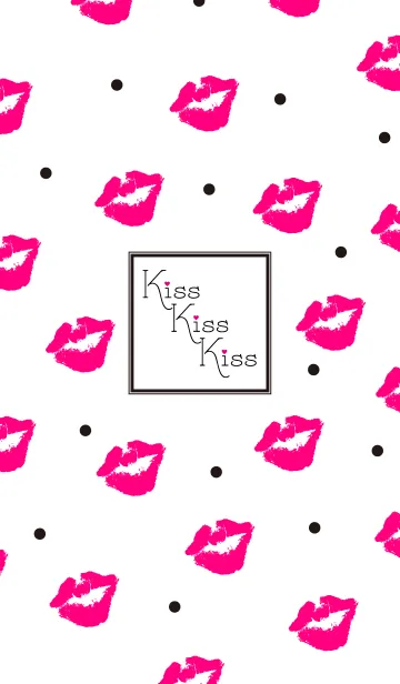 [LINE着せ替え] キス キス キス 8の画像1