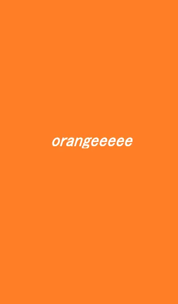 [LINE着せ替え] 普通にオレンジの画像1