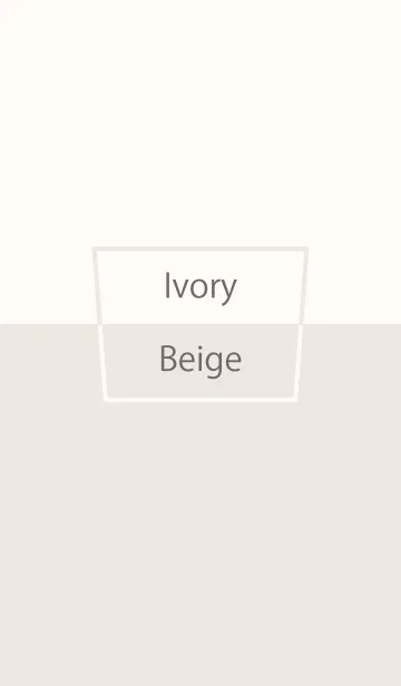 [LINE着せ替え] Ivory ＆ Beige Simple design 8の画像1