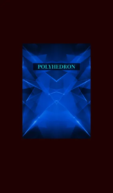 [LINE着せ替え] Polyhedron - Indigoの画像1