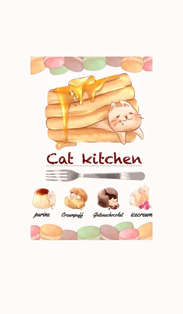 ねこキッチンの着せ替えメイン画像