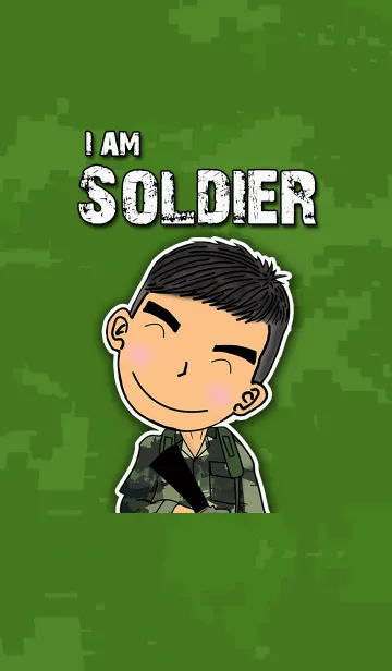 [LINE着せ替え] 私は兵士ですの画像1