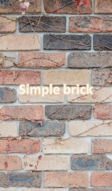 [LINE着せ替え] シンプルレンガの画像1