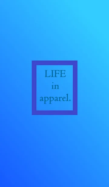 [LINE着せ替え] LIFE in apparel.の画像1