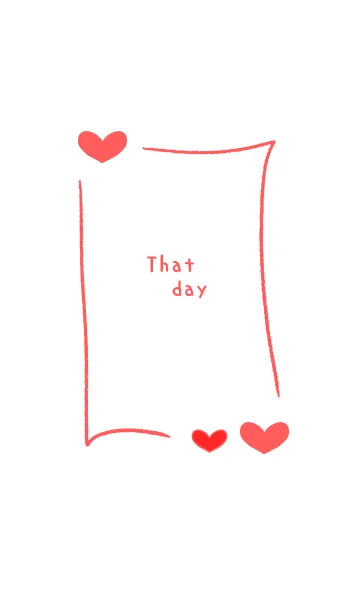 あの日【ペア＊女の子】のLINE着せ替え