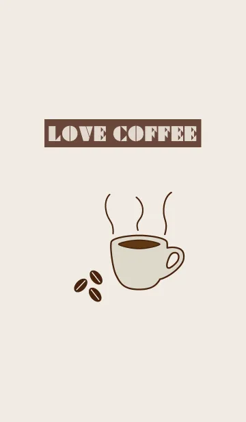 [LINE着せ替え] LOVE COFFEEの画像1