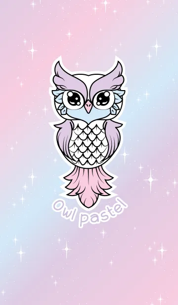 [LINE着せ替え] Owl pastelの画像1