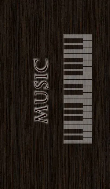 [LINE着せ替え] music -wood-の画像1