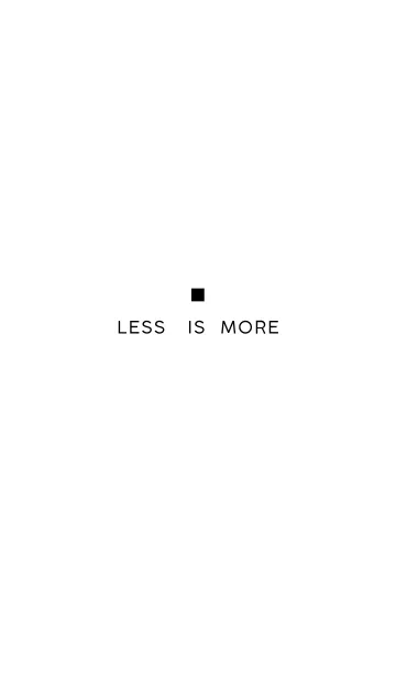 [LINE着せ替え] Less is Moreの画像1