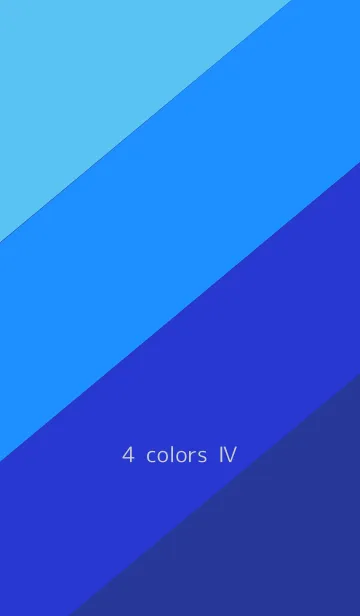 [LINE着せ替え] 4 colors Ⅳ for blueの画像1