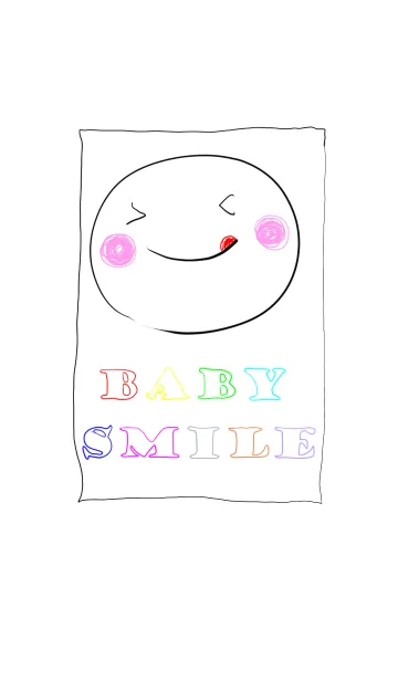 [LINE着せ替え] baby smileの画像1