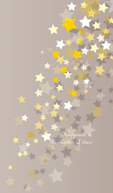 [LINE着せ替え] Happiness is the number of starsの画像1