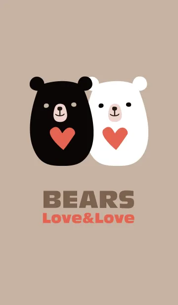 [LINE着せ替え] ベアーズラブ しろくまさんの画像1