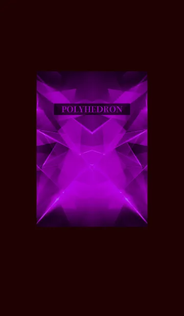 [LINE着せ替え] Polyhedron - Purpleの画像1