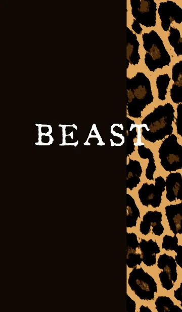 [LINE着せ替え] HALF style - Beastの画像1