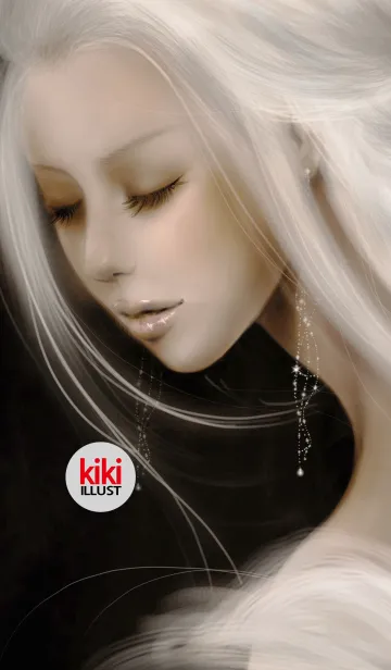 [LINE着せ替え] Silver hair goddessの画像1