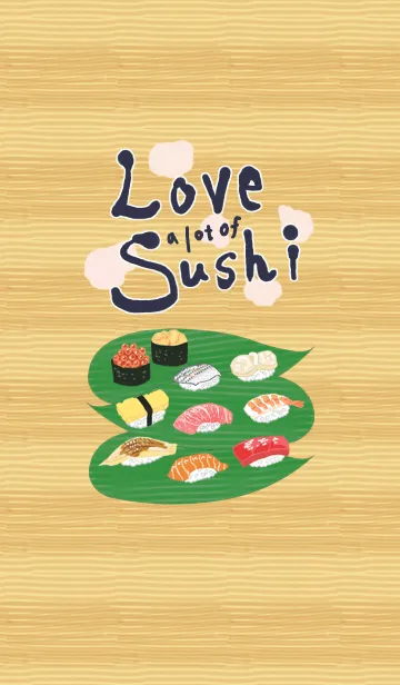 [LINE着せ替え] お寿司が大好きの画像1