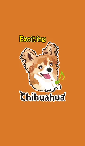 [LINE着せ替え] Exciting Chihuahuaの画像1
