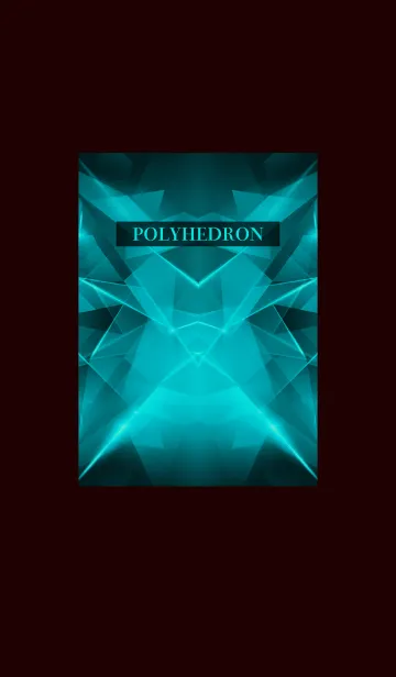 [LINE着せ替え] Polyhedron - Blueの画像1