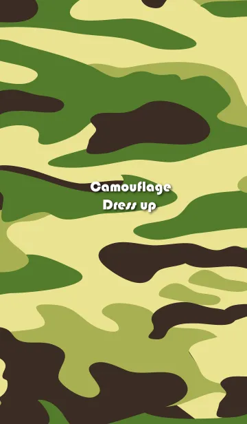 [LINE着せ替え] Camouflage Dress up.の画像1