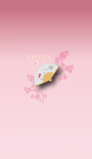 [LINE着せ替え] SAKURA and Folding fan Theme.の画像1