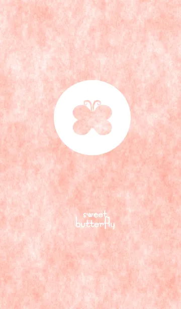 sweet butterfly Themeの着せ替えメイン画像