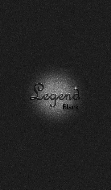 [LINE着せ替え] "Legend black" simple themeの画像1