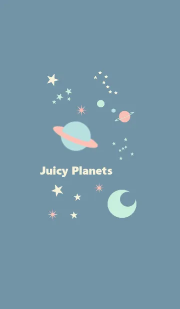 [LINE着せ替え] Juicy Planetsの画像1