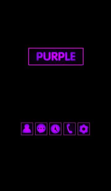 [LINE着せ替え] Simple Purple (Light)の画像1
