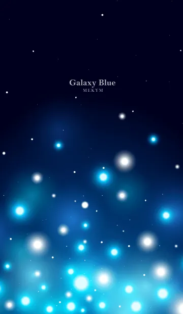 [LINE着せ替え] Galaxy Blue.の画像1