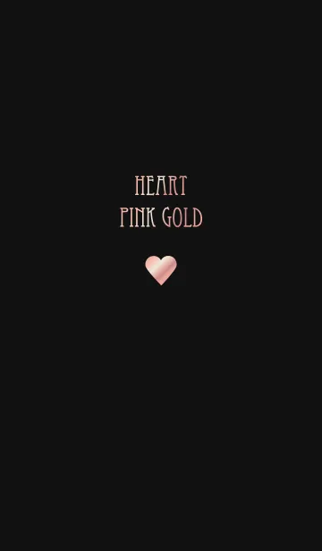[LINE着せ替え] HEART～Pink Goldの画像1
