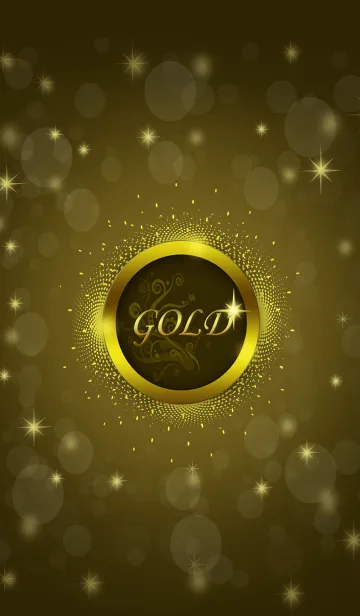 [LINE着せ替え] Golden buttonの画像1