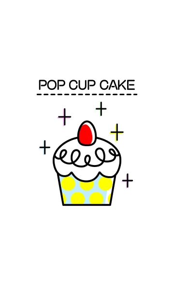 [LINE着せ替え] ポップ・カップケーキの画像1