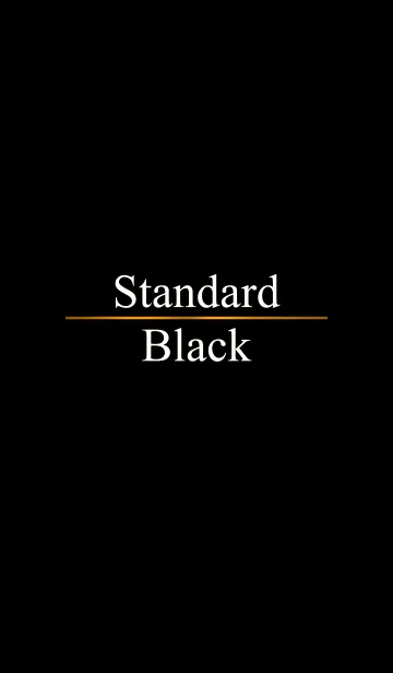 [LINE着せ替え] Standard Blackの画像1
