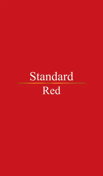 [LINE着せ替え] Standard Redの画像1